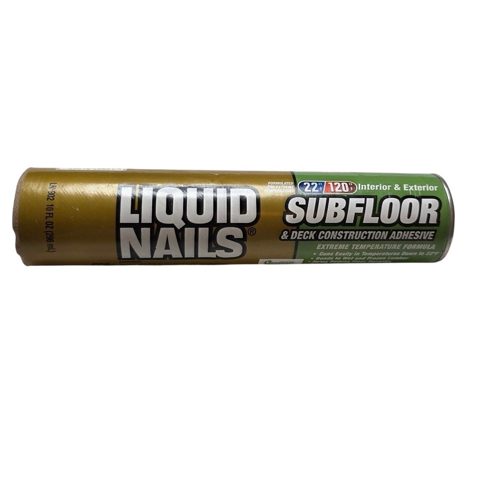 Liquid Nails LN-902 Subfloor and‎ Deck Construction Adhesive 10oz Tan LN902